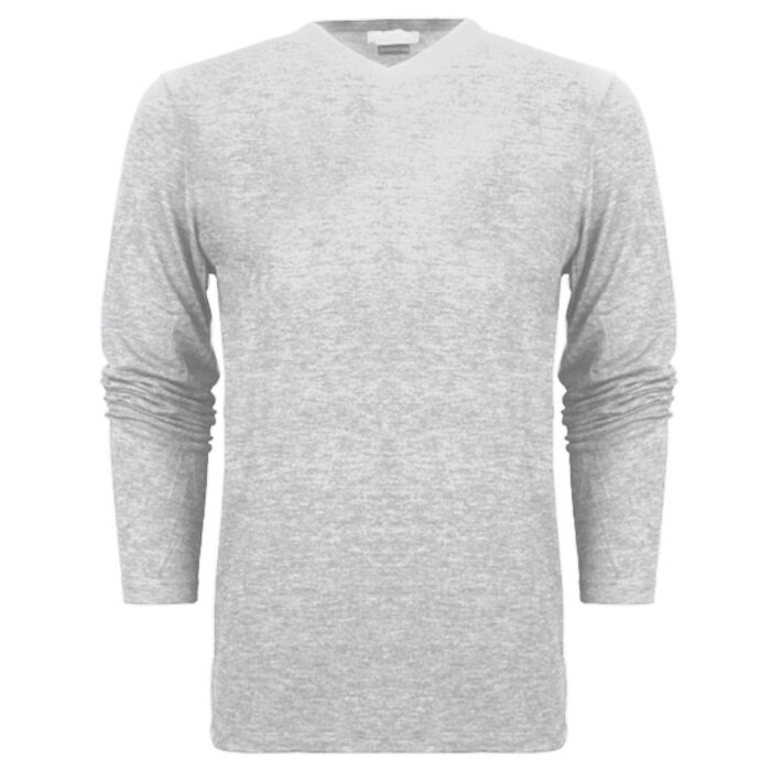 Unisex Long Sleeve V-Neck Tee Thumbnail