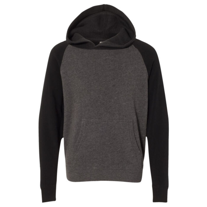 Youth Lightweight Special Blend Raglan Hooded Sweatshirt Thumbnail