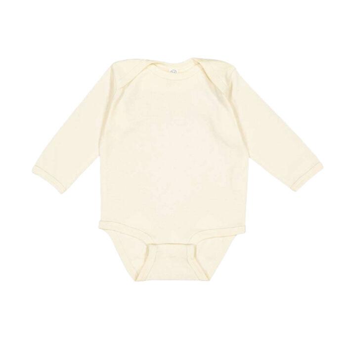 Infant Long Sleeve Baby Rib Bodysuit Thumbnail