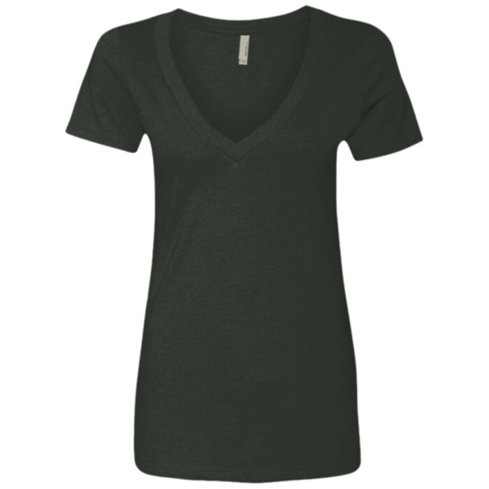 Women’s CVC Deep V-Neck T-Shirt Thumbnail