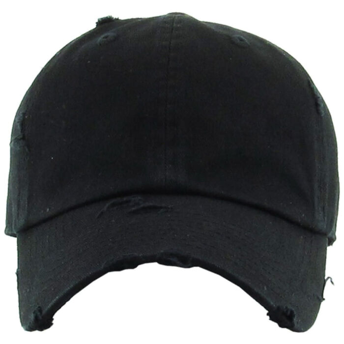 Vintage Washed Distressed Cotton Baseball Cap Thumbnail